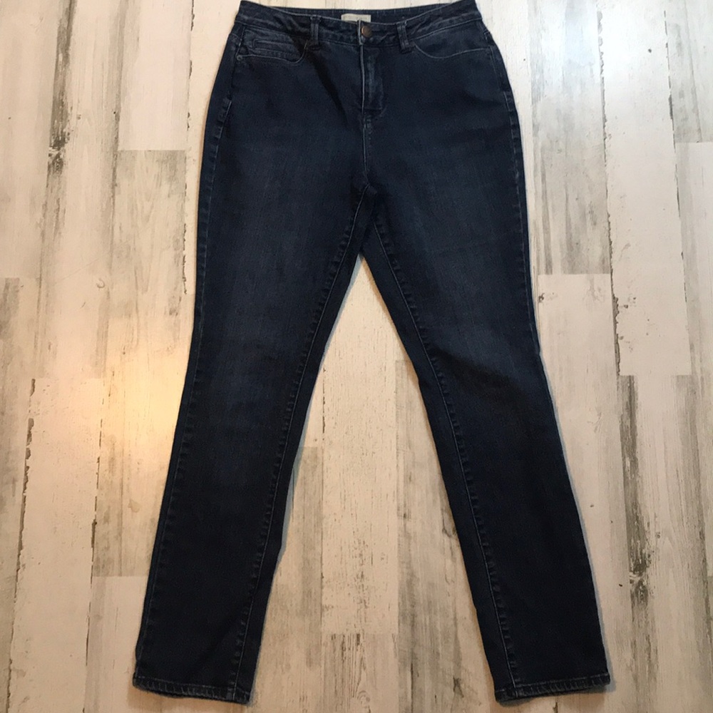F1- coldwater Creek Size 4 women’s blue jeans cute